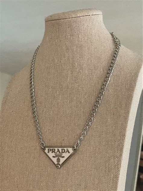 prada silver jewelry